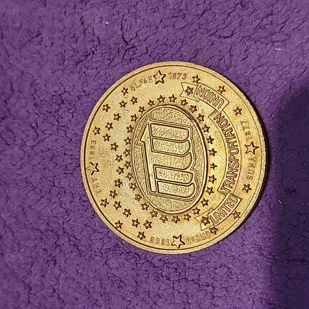 1969 United Transportation Union Commemorative Token